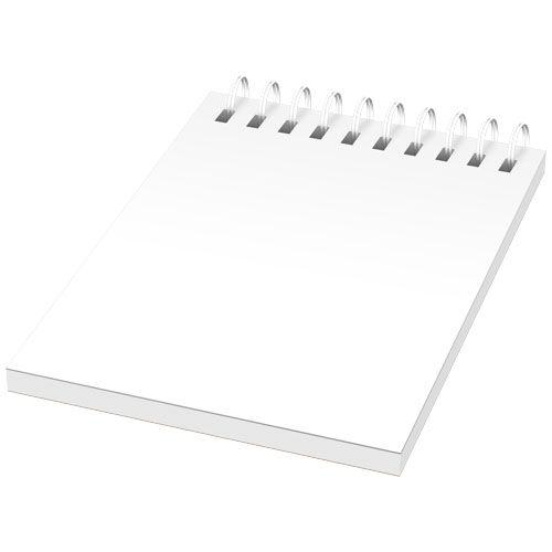 Achat Cahier Desk-Mate® A7 à spirale avec couverture polypropylène - blanc