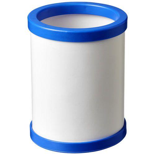Achat Pot à stylos rond Deva avec bord en plastique - bleu