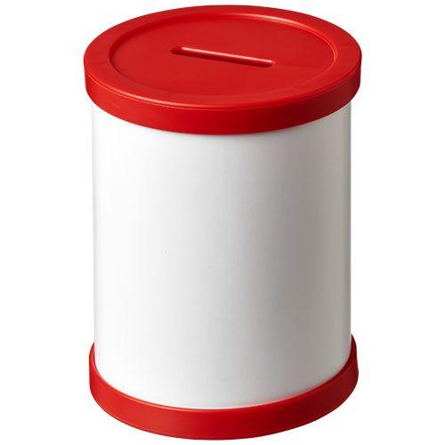 Achat Pot à stylos rond Deva avec bord en plastique - rouge