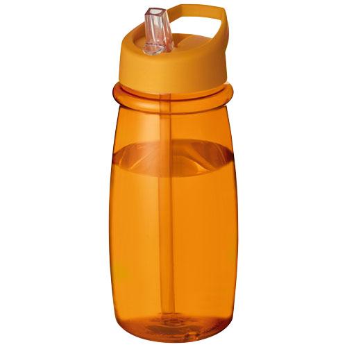 Achat Bouteille de sport H2O Pulse 600 ml avec couvercle à bec ver - orange