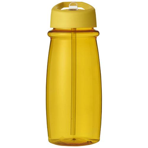 Achat Bouteille de sport H2O Pulse 600 ml avec couvercle à bec ver - jaune