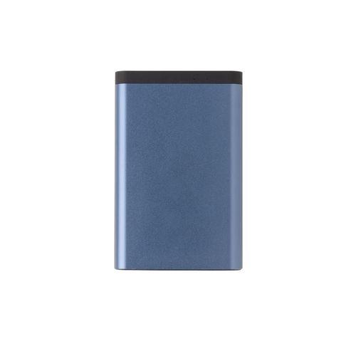 Achat Powerbank de poche en aluminium 10.000 mAh - bleu