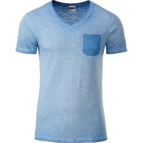 Achat T-shirt bio Homme - bleu horizon