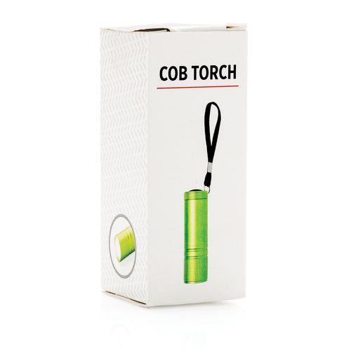 Lampe torche COB - vert