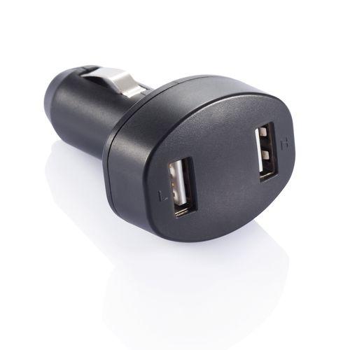 Achat Double chargeur allume-cigare USB - noir