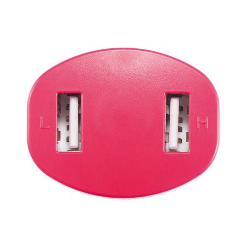 Achat Double chargeur allume-cigare USB - rouge