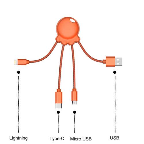 Achat Octopus Métallique  Orange - orange