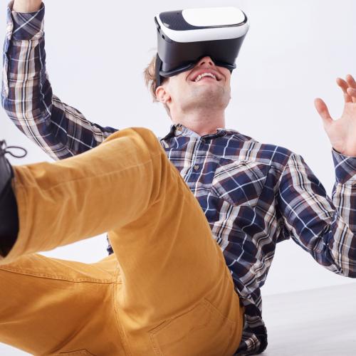 Casque réalité virtuelle - blanc