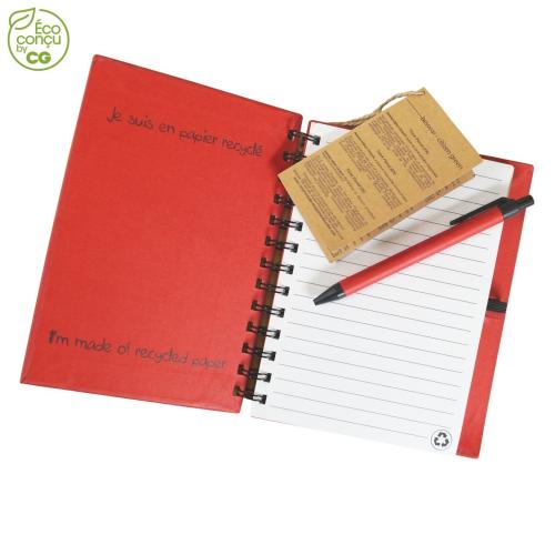 Achat Carnet  ELSY - rouge