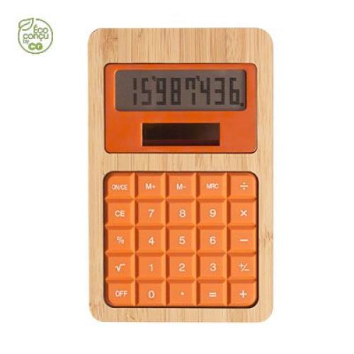 Achat SILICAL - Calculatrice solaire - orange