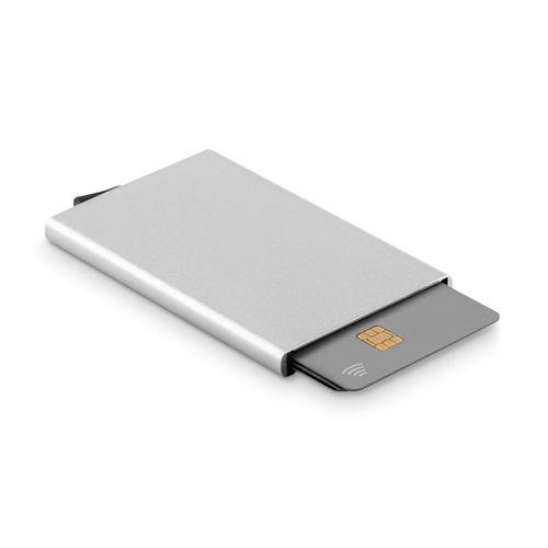 Achat Porte carte RFID en aluminium - argenté mat