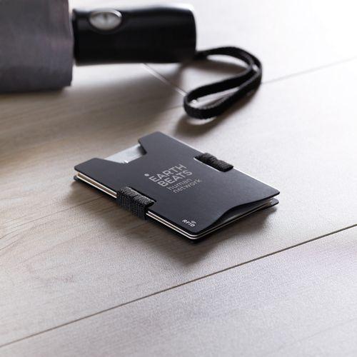 Achat Porte carte RFID  en aluminium - noir