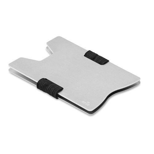 Achat Porte carte RFID  en aluminium - argenté