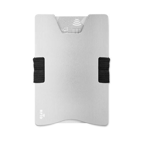 Achat Porte carte RFID  en aluminium - argenté