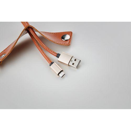 Achat Porte clés avec 3 câbles - marron