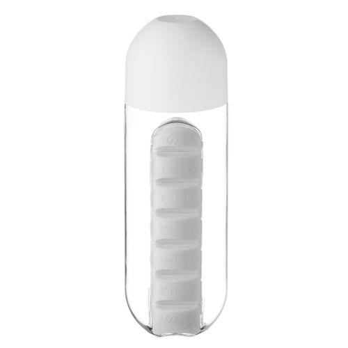 Achat Bouteille et pilulier intégré - blanc