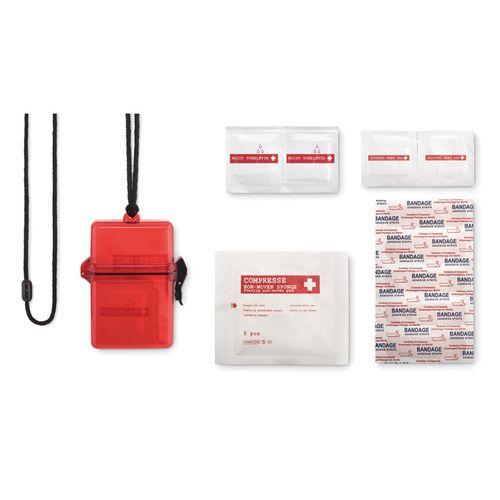 Achat Kit de secours étanche - rouge transparent