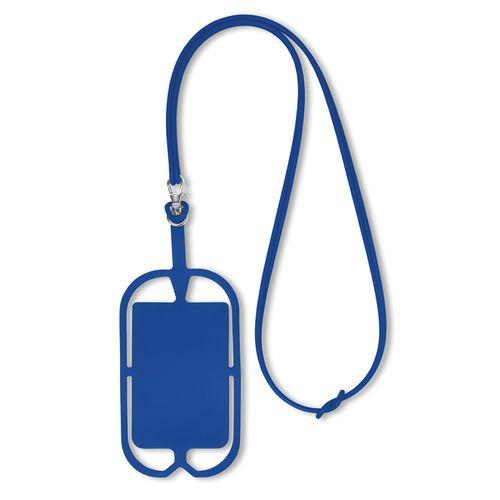 Achat Porte smartphone en silicone - bleu royal