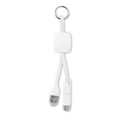 Achat Porte-clés USB type C - blanc