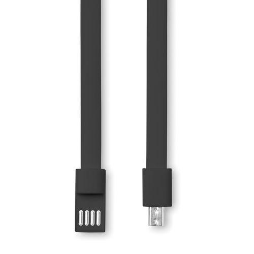 Achat Bracelet câble micro USB - noir
