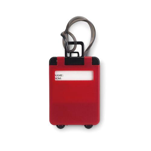 Achat Étiquette de bagage en plastiq - rouge
