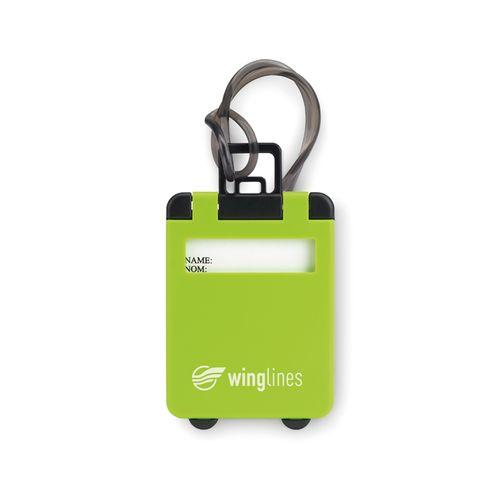 Achat Étiquette de bagage en plastiq - vert