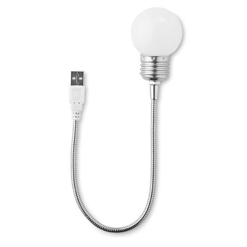 Achat Lampe USB en forme d'ampoule - blanc