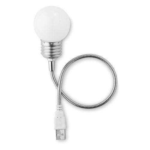 Achat Lampe USB en forme d'ampoule - blanc