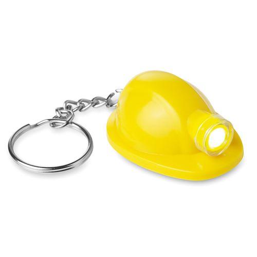 Achat Porte-clés casque - jaune
