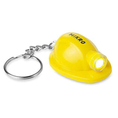 Achat Porte-clés casque - jaune