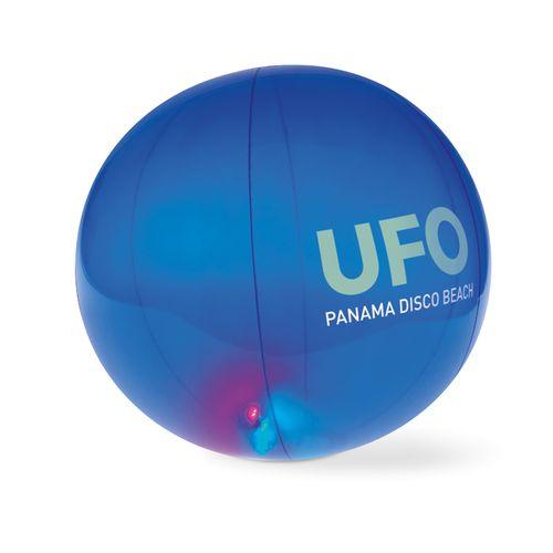 Achat Ballon de plage gonflable - bleu transparent