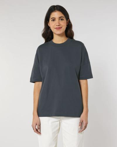 Achat Blaster - Le t-shirt oversize col montant unisexe  - India Ink Grey