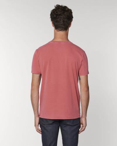 Achat Creator Vintage - Le T-shirt unisexe teinté pièce  - G. Dyed Carmine Red