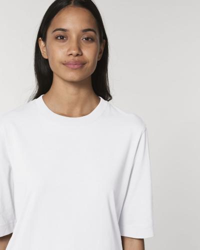 Achat Stella Fringer - Le t-shirt épais boxy femme - White