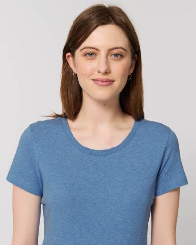 Achat Stella Expresser - Le T-shirt ajusté iconique femme - Mid Heather Blue