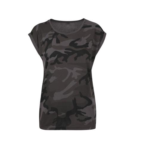 Achat T-shirt femme camouflage - camouflage foncé