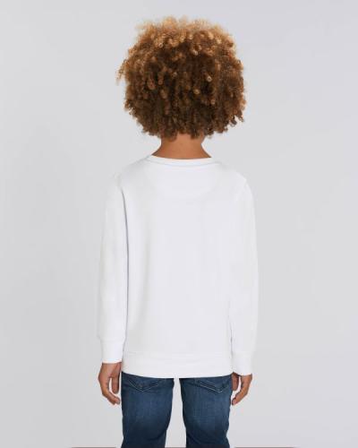 Achat Mini Changer - Le sweat-shirt col rond iconique enfant - White