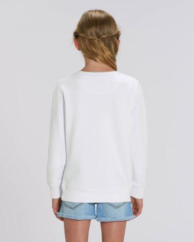Achat Mini Changer - Le sweat-shirt col rond iconique enfant - White