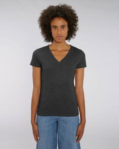 Achat Stella Evoker - Le T-shirt col V femme  - Dark Heather Grey