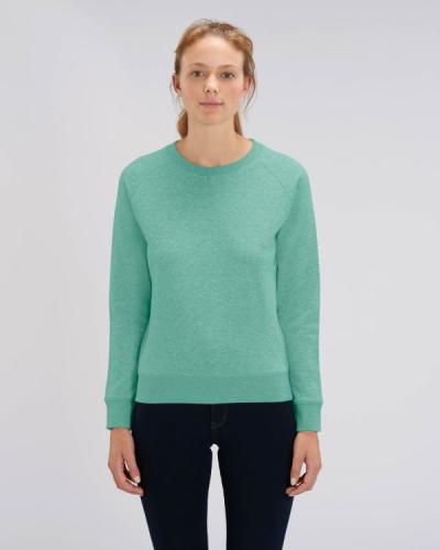 Achat Stella Tripster - Le sweat-shirt col rond iconique femme  - Mid Heather Green