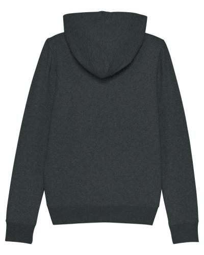 Achat Stella Editor - Le sweat-shirt zippé capuche iconique femme - Dark Heather Grey