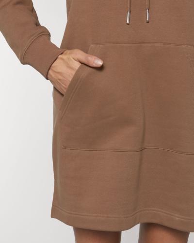 Achat Stella Streeter - La robe sweat-shirt à capuche - Caramel