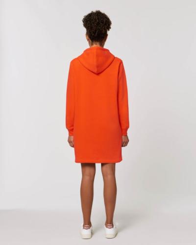 Achat Stella Streeter - La robe sweat-shirt à capuche - Tangerine