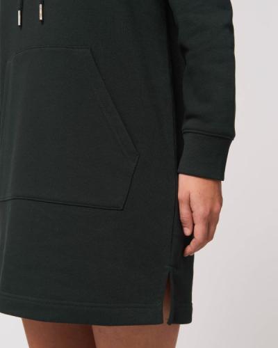 Achat Stella Streeter - La robe sweat-shirt à capuche - Black