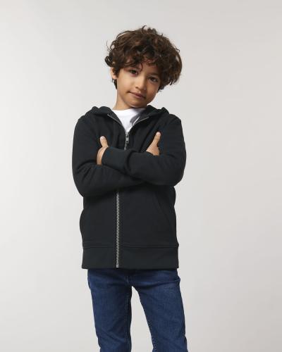 Achat Mini Runner - Le sweat-shirt zippé capuche iconique enfant - Black