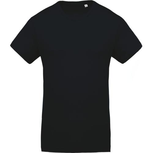 Achat T-shirt coton BIO col rond homme - bleu marine