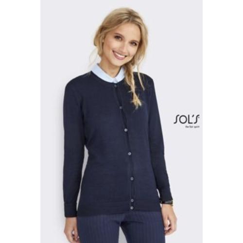 Achat CARDIGAN FEMME COL ROND GRIFFIN - french navy
