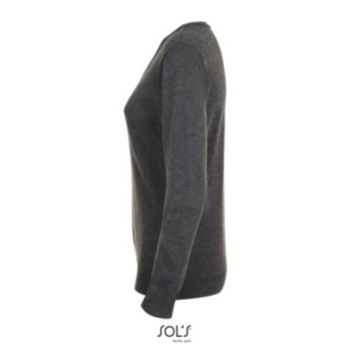 Achat CARDIGAN FEMME COL ROND GRIFFIN - anthracite chiné