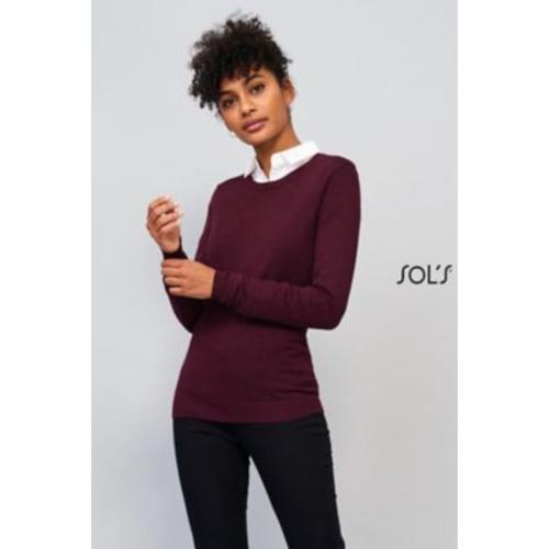 Achat PULL COL ROND FEMME GINGER WOMEN - gris chiné