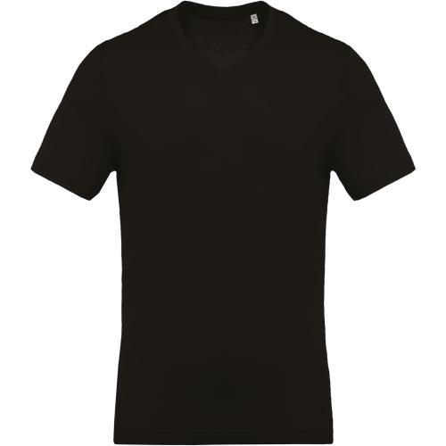 Achat T-Shirt col V manches courtes homme - noir